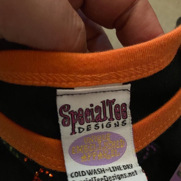 Baby bodysuit Mommy's little pumpkin embellished 100% cotton Halloween 6M NWT - Picture 4 of 8